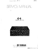 Yamaha C-1 - Service Manual-1
